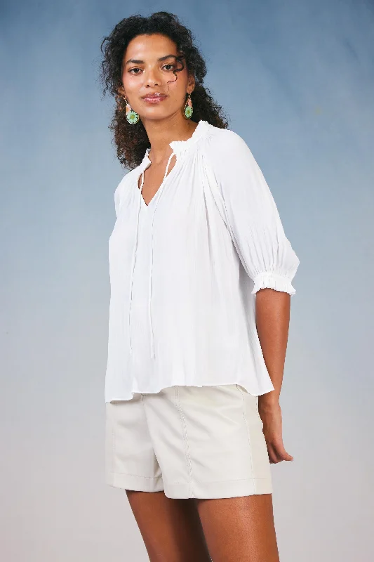 Angelica Pleated Blouse