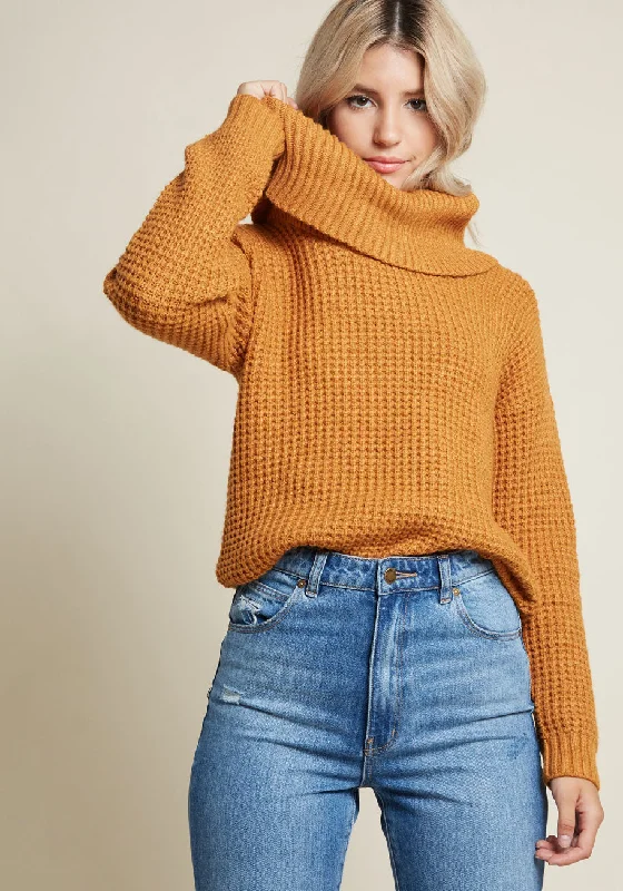 Oh My Cozy Cowl Neck Sweater