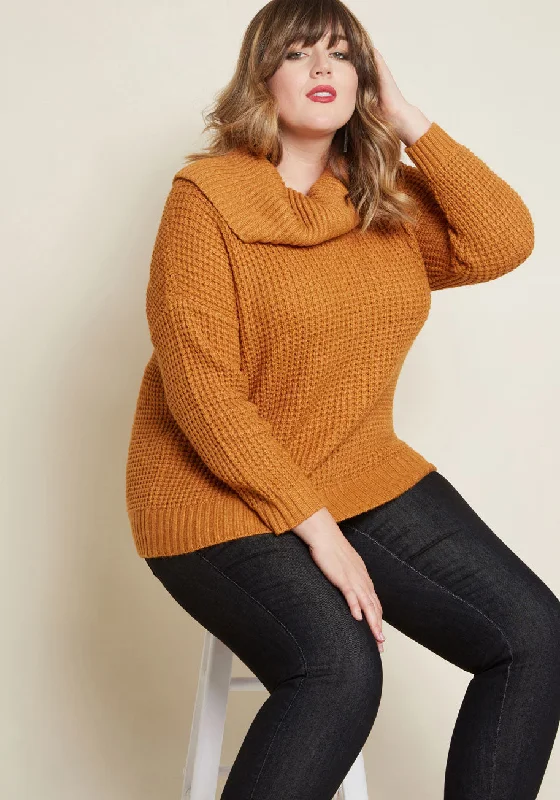 Oh My Cozy Cowl Neck Sweater